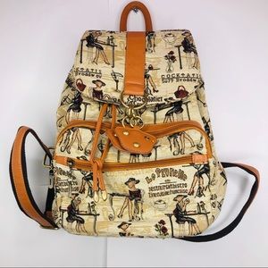 Cute vintage insipired  backpack